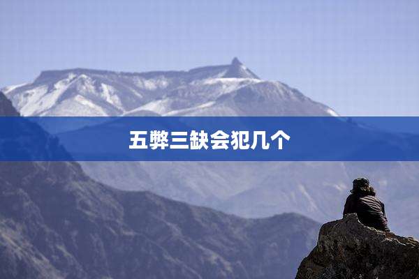 五弊三缺会犯几个