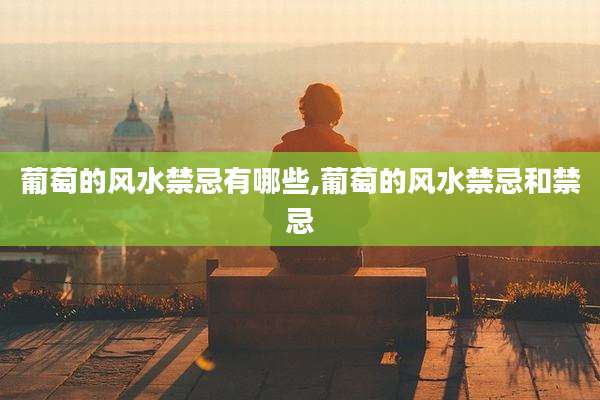 葡萄的风水禁忌有哪些,葡萄的风水禁忌和禁忌