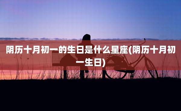 阴历十月初一的生日是什么星座(阴历十月初一生日)