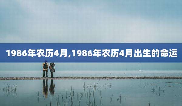 1986年农历4月,1986年农历4月出生的命运