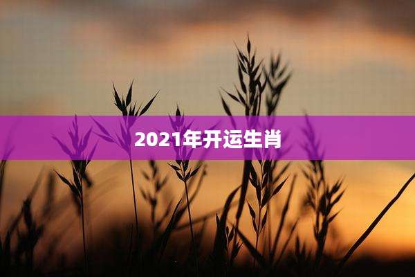 2021年开运生肖