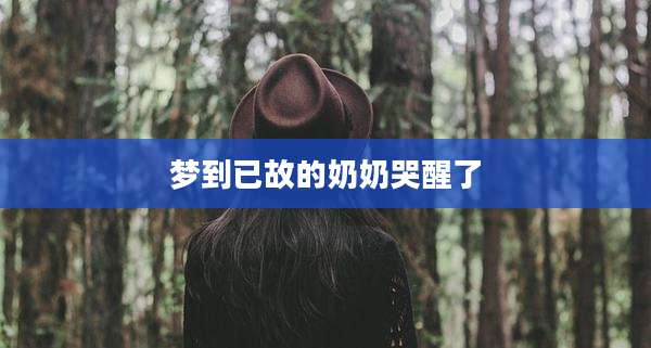 梦到已故的奶奶哭醒了