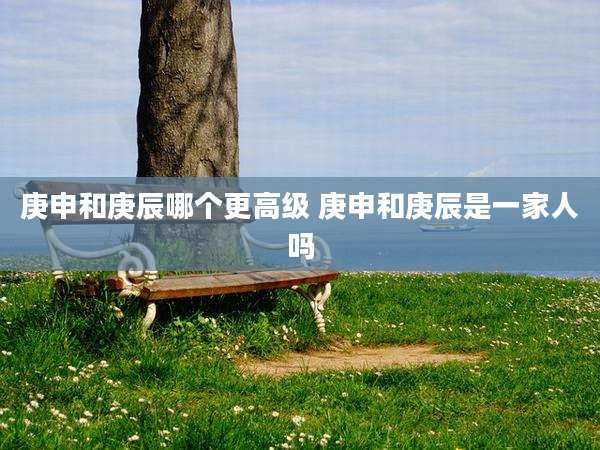 庚申和庚辰哪个更高级 庚申和庚辰是一家人吗