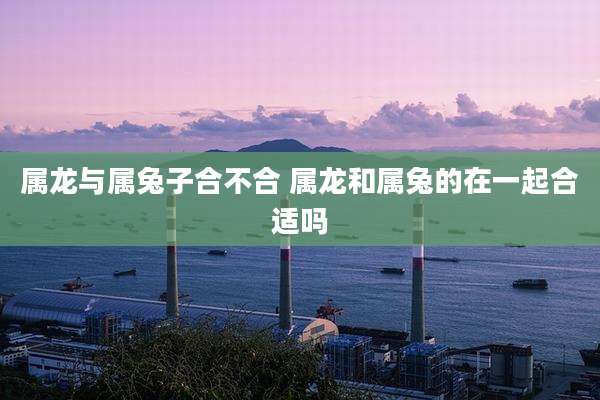 属龙与属兔子合不合 属龙和属兔的在一起合适吗