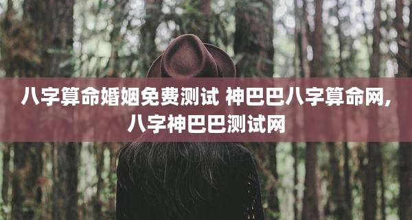八字算命婚姻免费测试 神巴巴八字算命网,八字神巴巴测试网