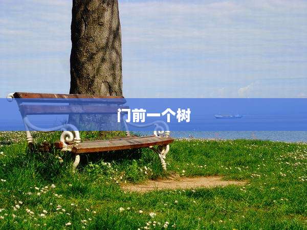 门前一个树