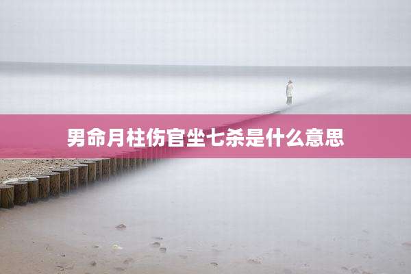 男命月柱伤官坐七杀是什么意思