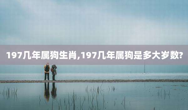 197几年属狗生肖,197几年属狗是多大岁数?