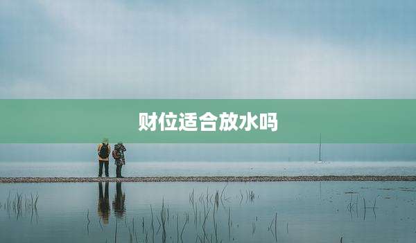 财位适合放水吗