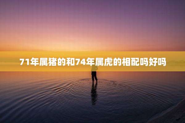 71年属猪的和74年属虎的相配吗好吗