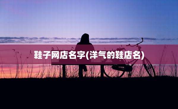 鞋子网店名字(洋气的鞋店名)