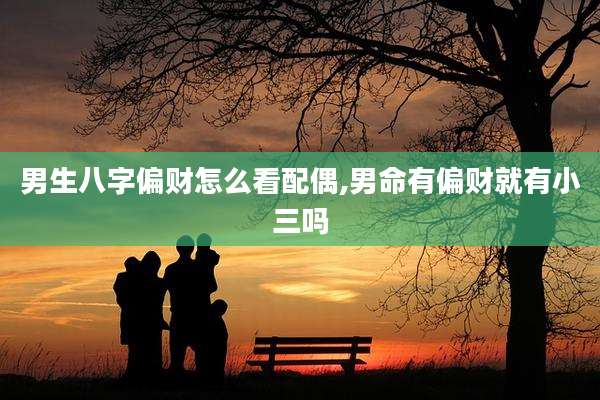 男生八字偏财怎么看配偶,男命有偏财就有小三吗