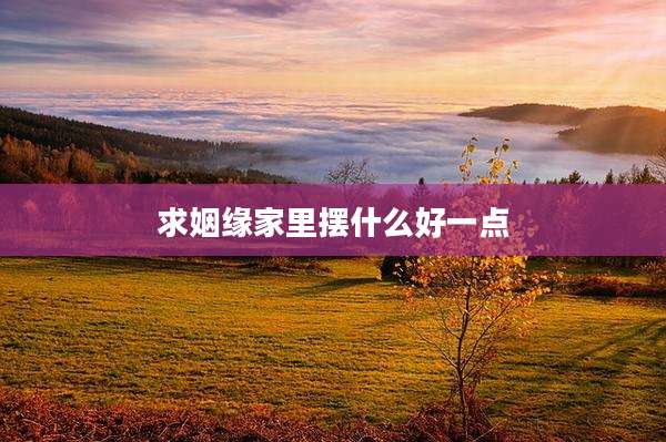 求姻缘家里摆什么好一点