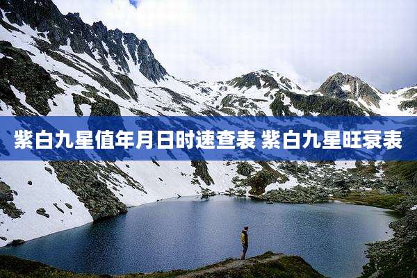紫白九星值年月日时速查表 紫白九星旺衰表