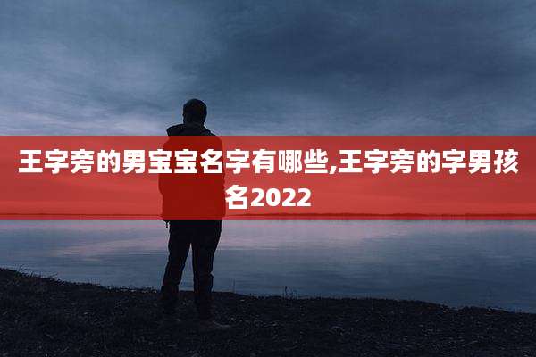 王字旁的男宝宝名字有哪些,王字旁的字男孩名2022
