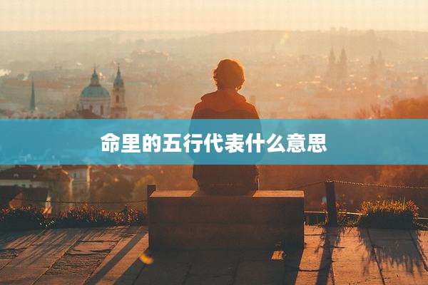 命里的五行代表什么意思