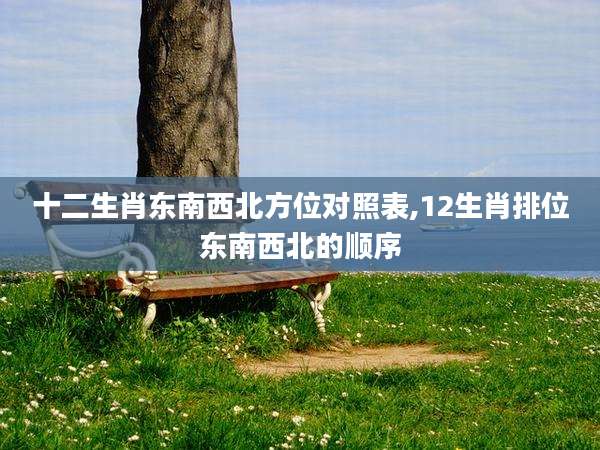 十二生肖东南西北方位对照表,12生肖排位东南西北的顺序