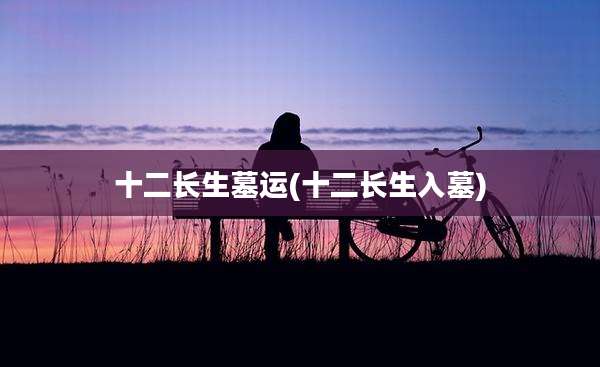 十二长生墓运(十二长生入墓)