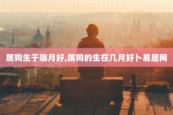 属狗生于哪月好,属狗的生在几月好卜易居网