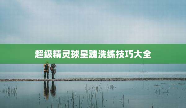 超级精灵球星魂洗练技巧大全