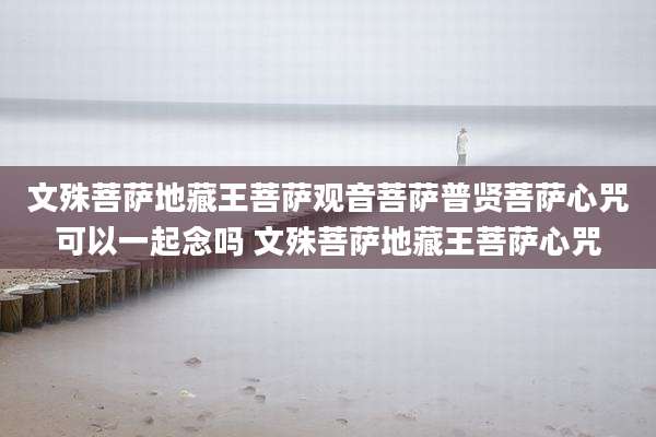 文殊菩萨地藏王菩萨观音菩萨普贤菩萨心咒可以一起念吗 文殊菩萨地藏王菩萨心咒