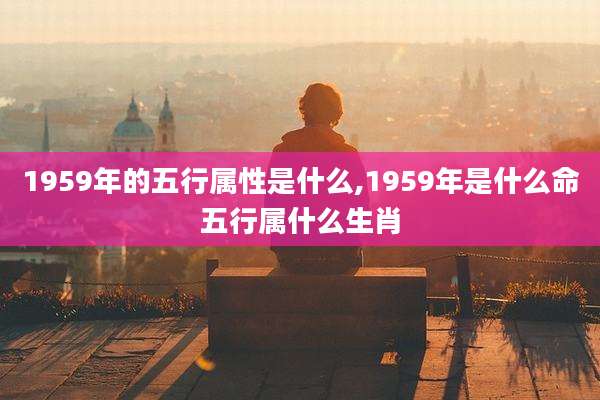 1959年的五行属性是什么,1959年是什么命五行属什么生肖
