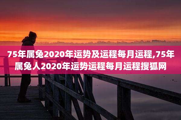 75年属兔2020年运势及运程每月运程,75年属兔人2020年运势运程每月运程搜狐网