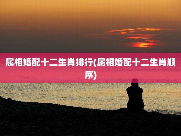 属相婚配十二生肖排行(属相婚配十二生肖顺序)