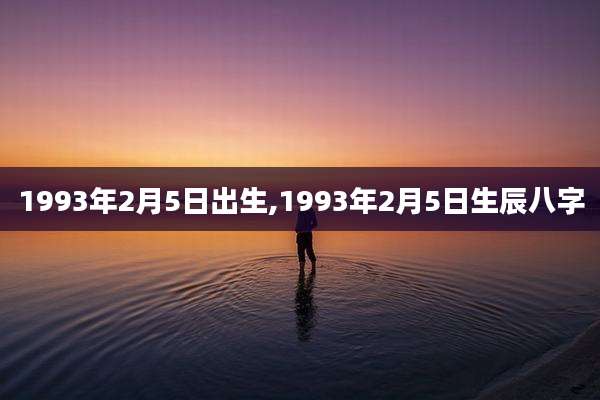 1993年2月5日出生,1993年2月5日生辰八字