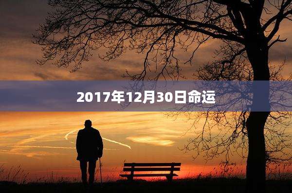 2017年12月30日命运