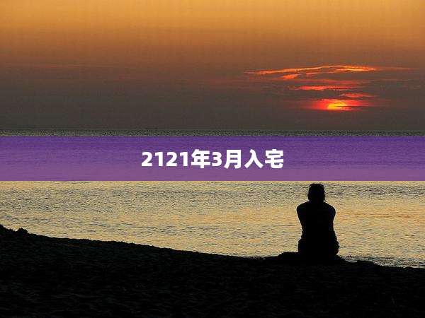 2121年3月入宅