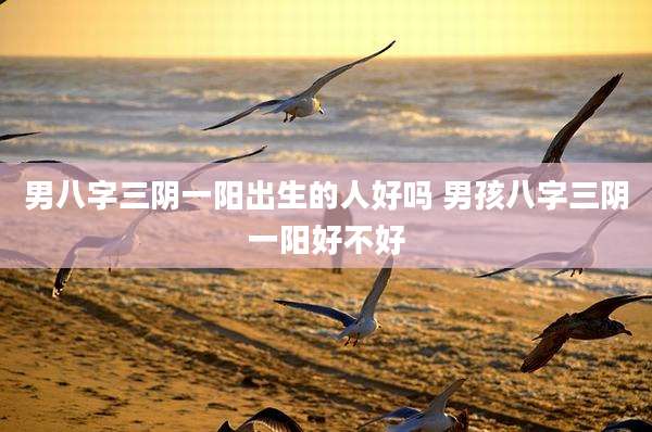 男八字三阴一阳出生的人好吗 男孩八字三阴一阳好不好
