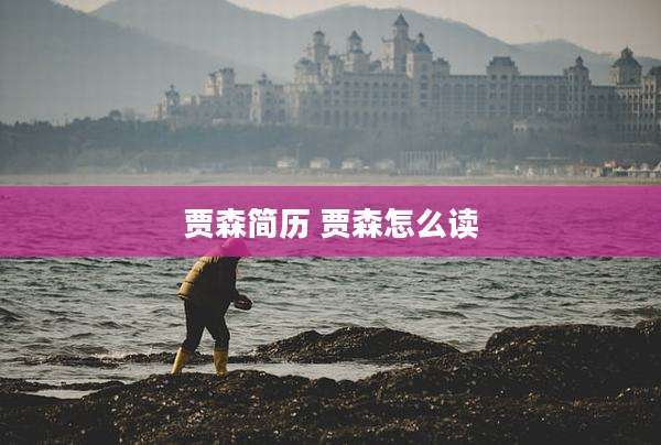 贾森简历 贾森怎么读