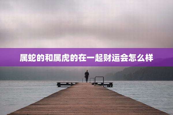 属蛇的和属虎的在一起财运会怎么样