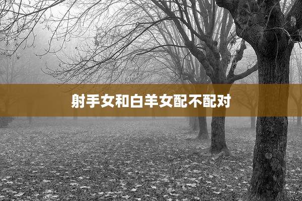 射手女和白羊女配不配对