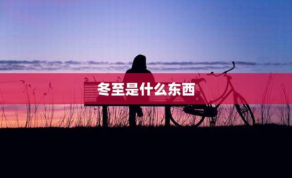 冬至是什么东西