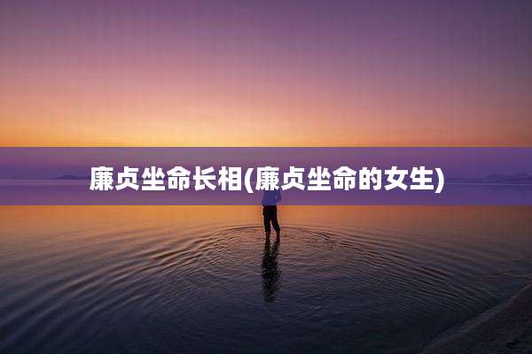 廉贞坐命长相(廉贞坐命的女生)