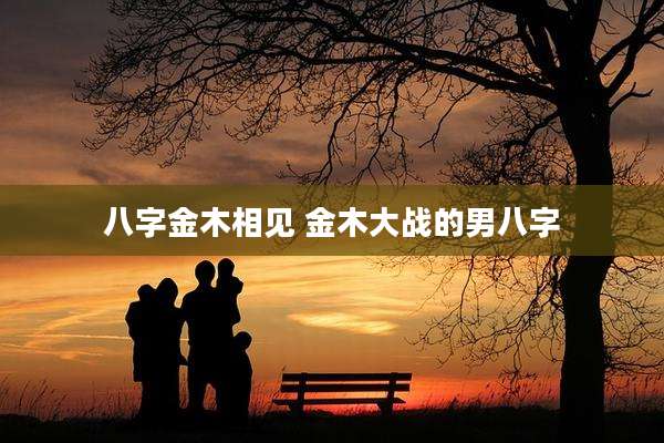 八字金木相见 金木大战的男八字
