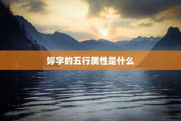 婷字的五行属性是什么