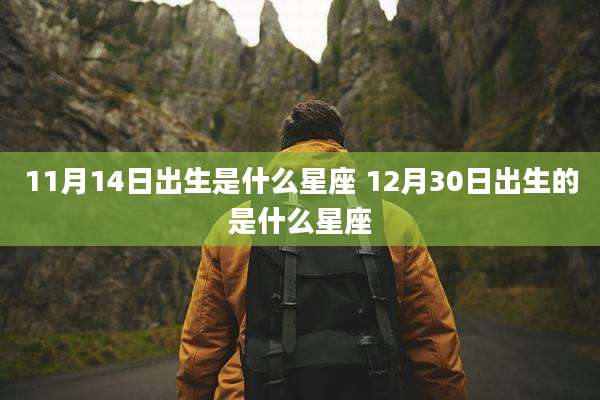 11月14日出生是什么星座 12月30日出生的是什么星座
