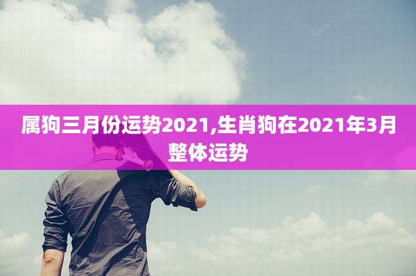 属狗三月份运势2021,生肖狗在2021年3月整体运势