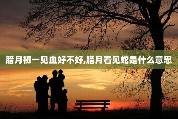 腊月初一见血好不好,腊月看见蛇是什么意思