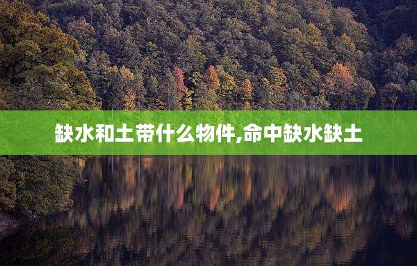 缺水和土带什么物件,命中缺水缺土
