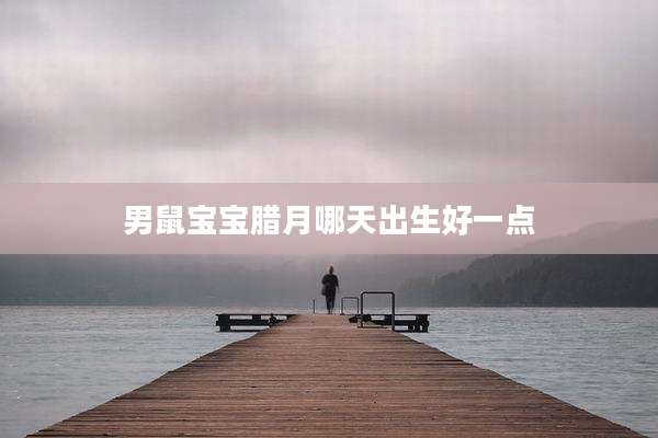 男鼠宝宝腊月哪天出生好一点