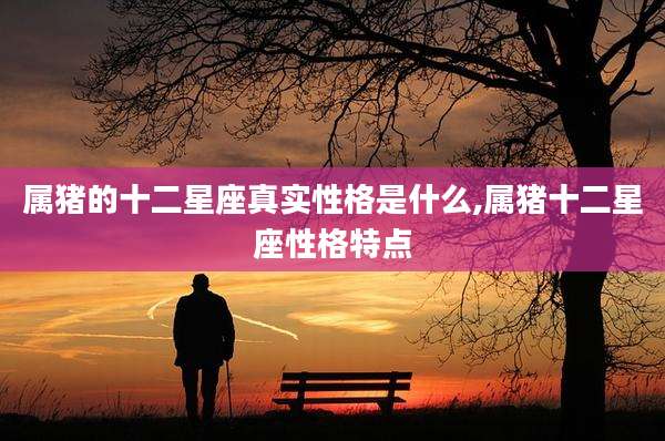 属猪的十二星座真实性格是什么,属猪十二星座性格特点