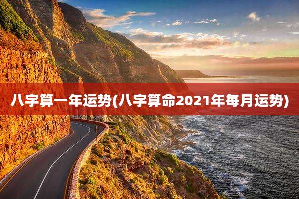 八字算一年运势(八字算命2021年每月运势)