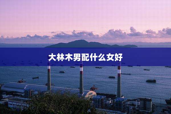 大林木男配什么女好
