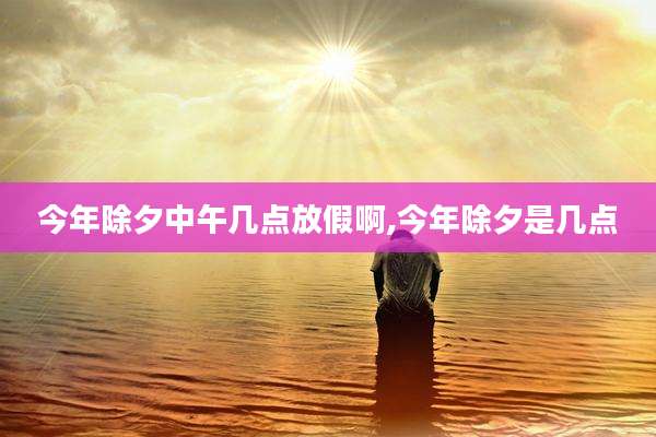 今年除夕中午几点放假啊,今年除夕是几点