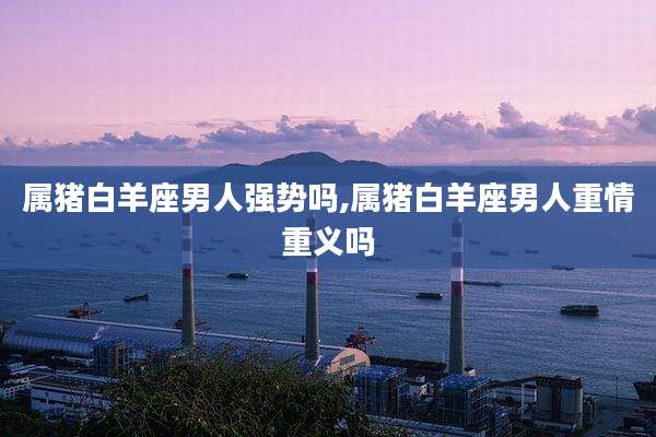 属猪白羊座男人强势吗,属猪白羊座男人重情重义吗