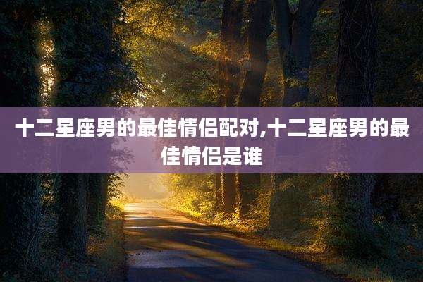 十二星座男的最佳情侣配对,十二星座男的最佳情侣是谁
